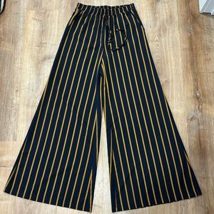 Wide Leg Striped Pants